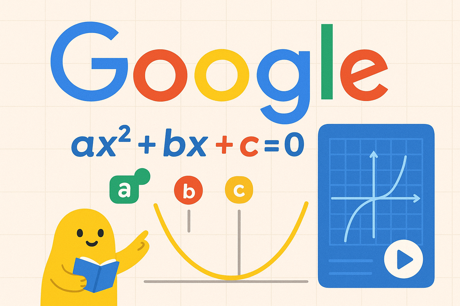 How Google Doodle is celebrating quadratic equations