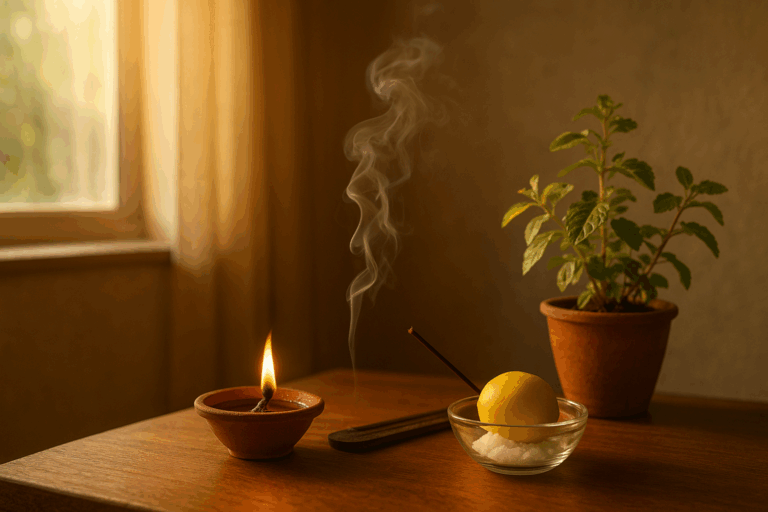 घर में नेगेटिव एनर्जी दूर करने के उपाय – जानिए कैसे बनाएं अपने घर को पॉजिटिव एनर्जी से भरपूर 16 घर में नेगेटिव एनर्जी दूर करने के उपाय का प्रतीकात्मक चित्र