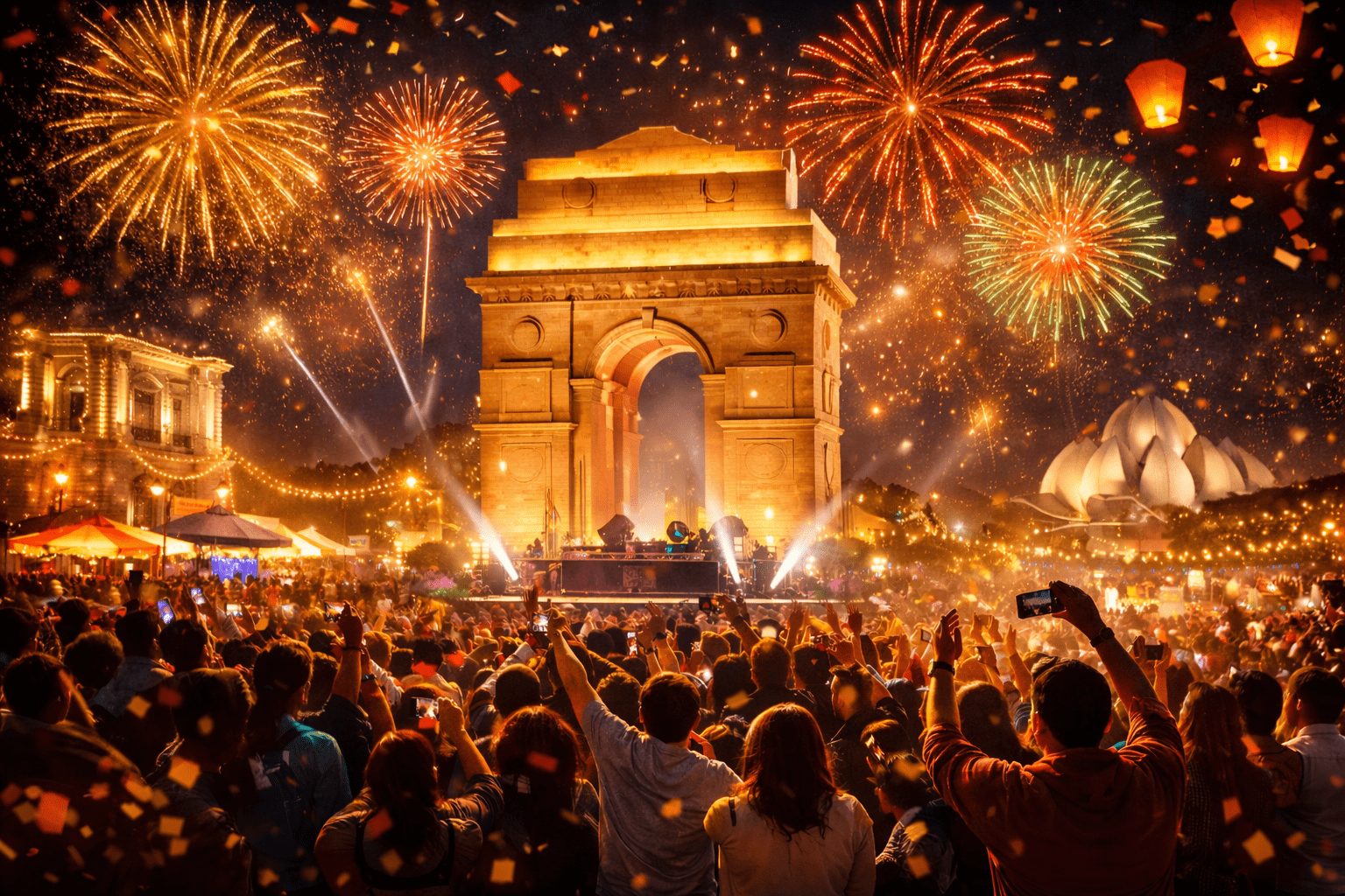 New Year 2026 in Delhi