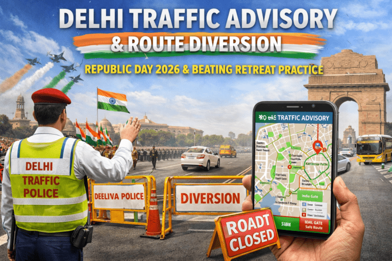 Delhi Traffic Advisory Republic Day 2026