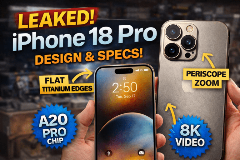iPhone 18 Pro Leaked
