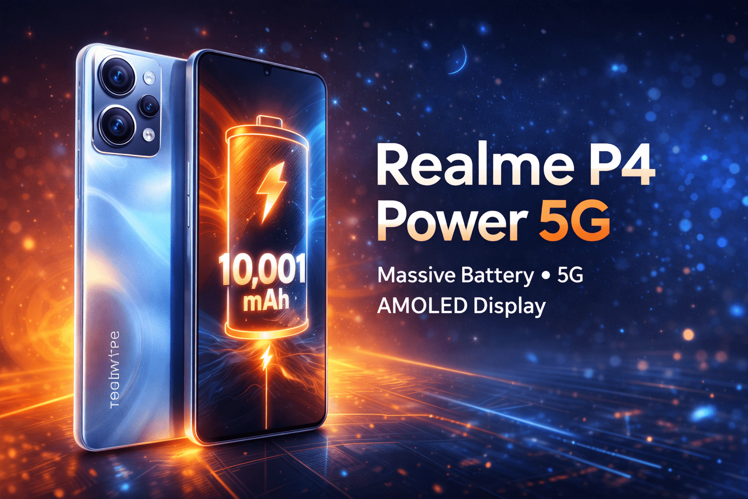 Realme P4 Power 5G Launched: Specs, Price and Massive 10,001mAh Battery
