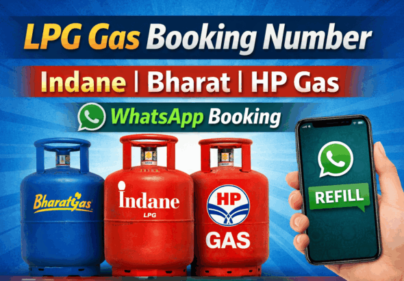 LPG Gas Booking Number 2026